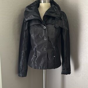 New Tribal jacket size 8 shiney charcole gray